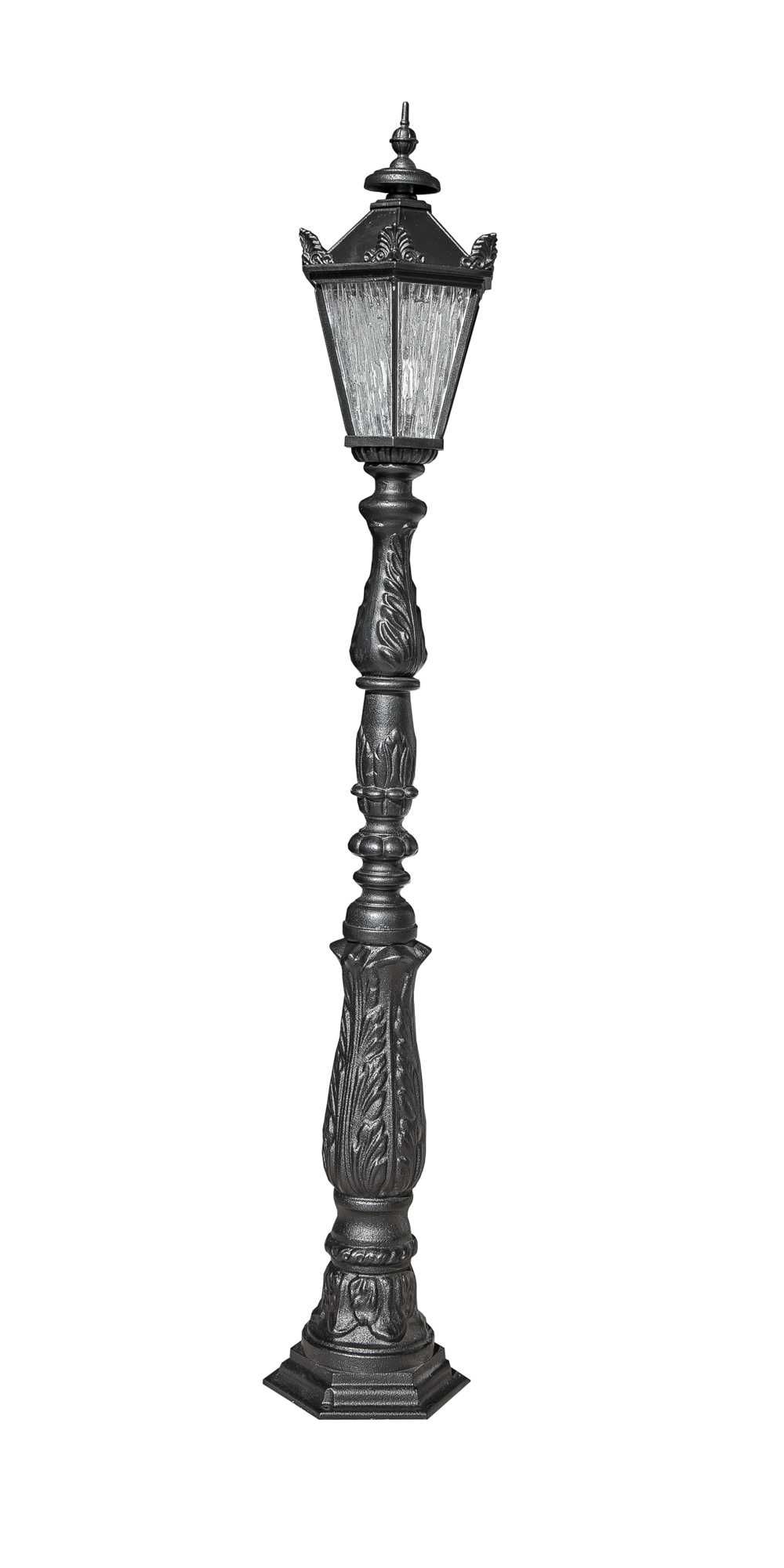 Ogrodowa lampa żeliwne latarnia oświetlenie Lampe Gusseisen H-1500mm