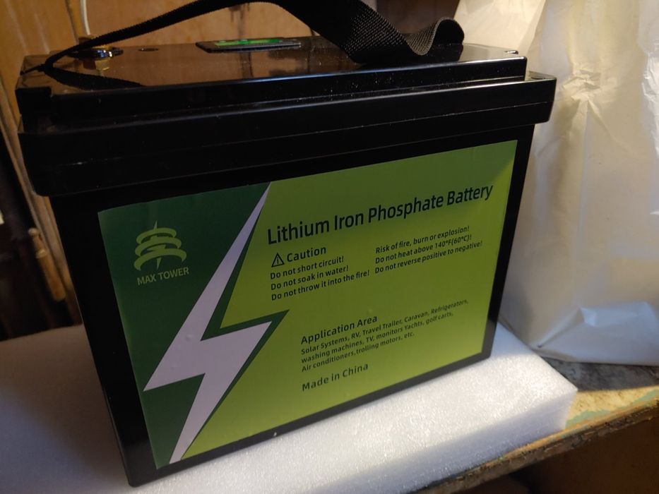 Акумулятор lifepo4 100ah Maxtower 260х17х21