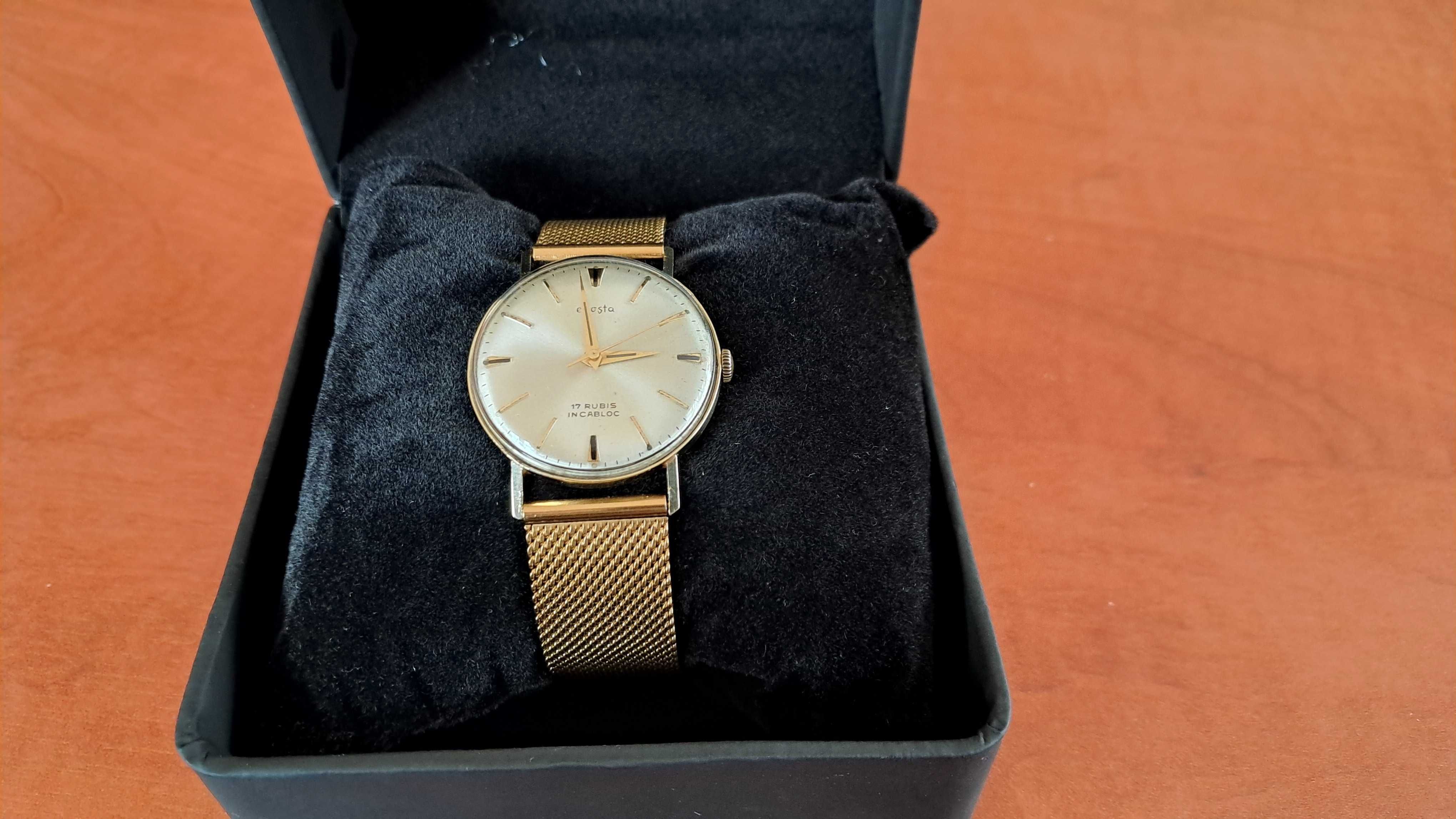 Złoty zegarek EGOSTA 14K !!!  pr. 585 ( lite złoto )