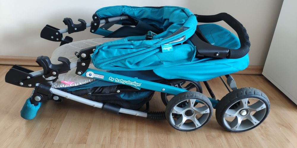 Wózek spacerówka z opcją leżenia Baby Design i specjalną wkładką