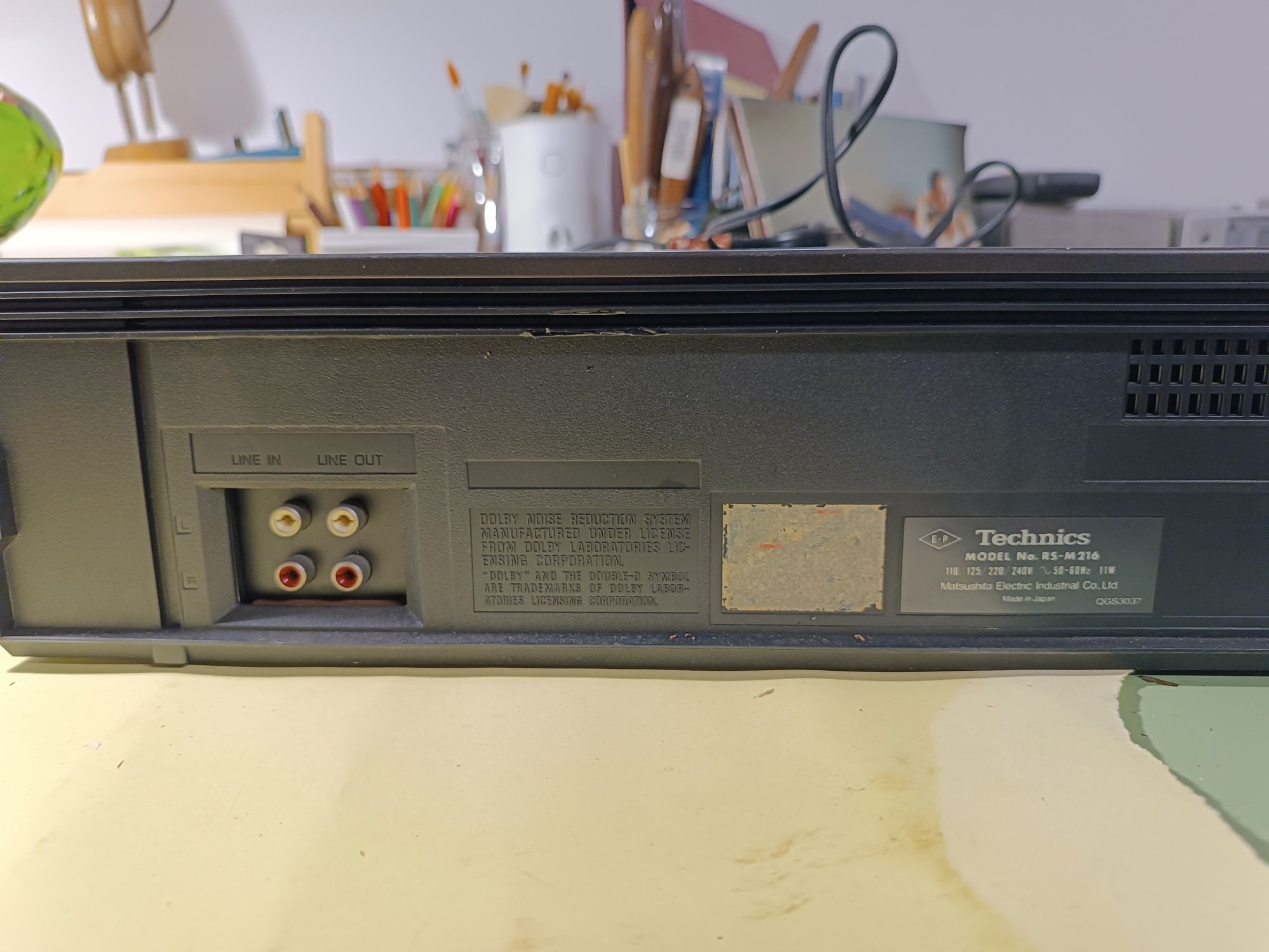 Technics leitor de cassetes