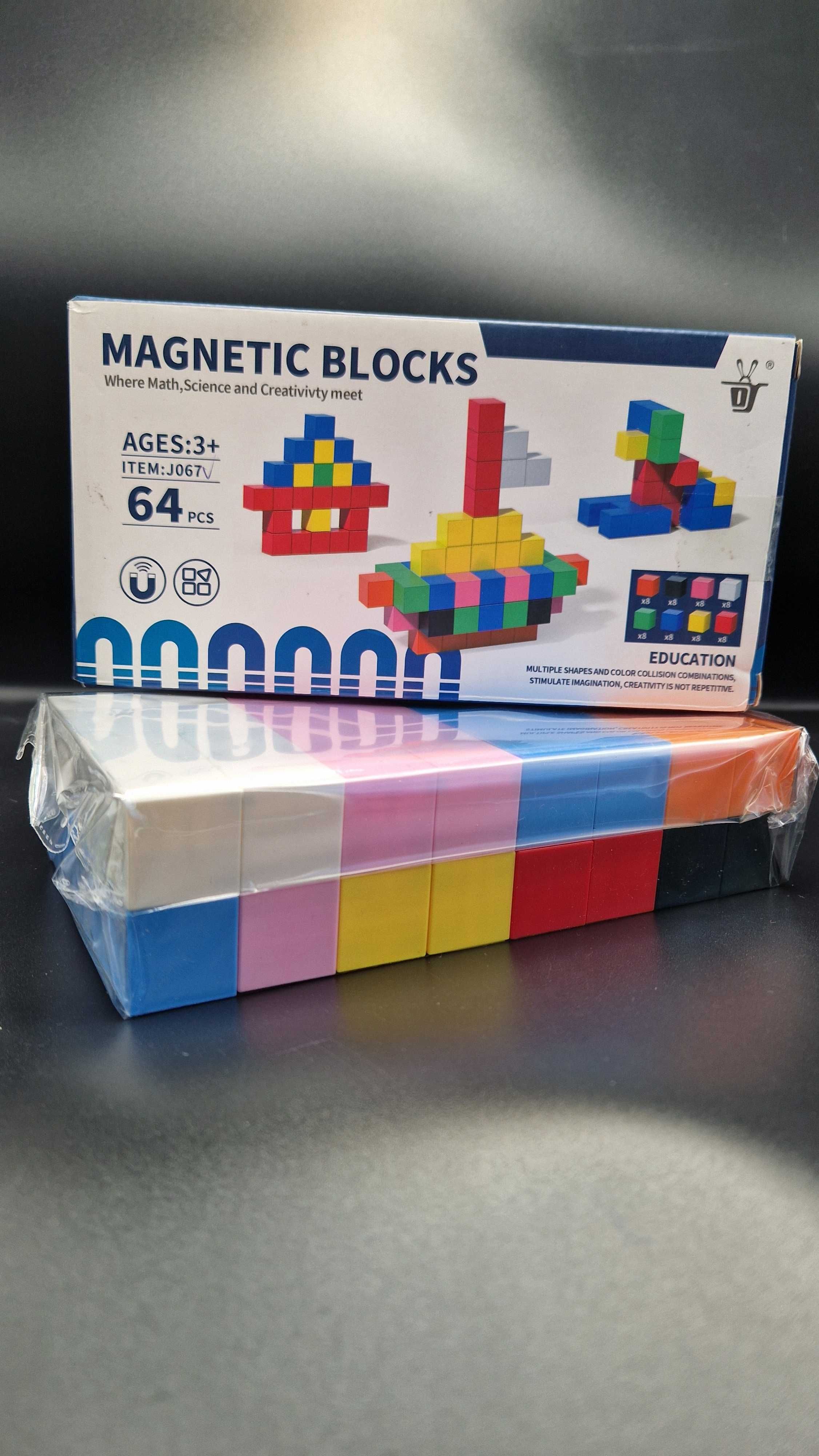 Magnetyczne Klocki - 64 Elementów