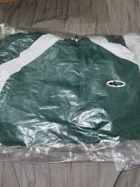Casaco corteiz autentico spring jacket verde e branco