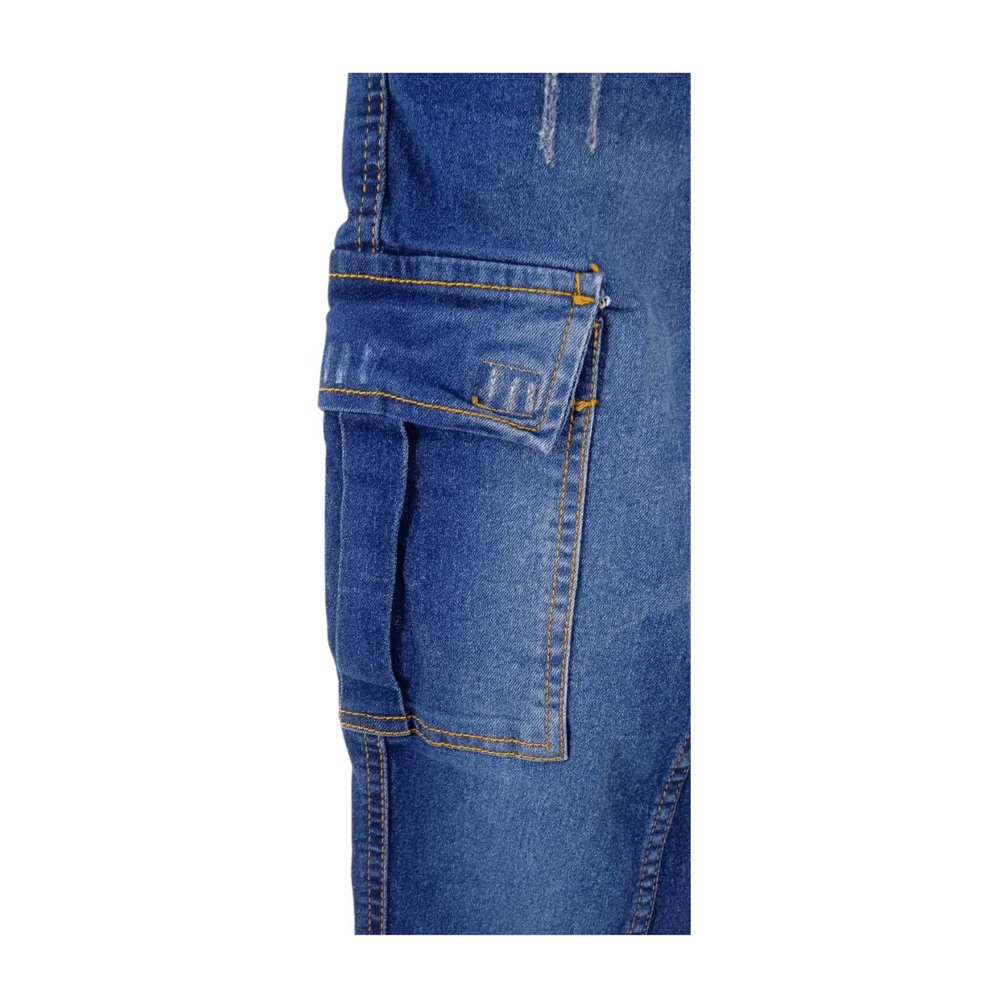 Spodnie jeansy męskie joggery rozm. 30 dark blue