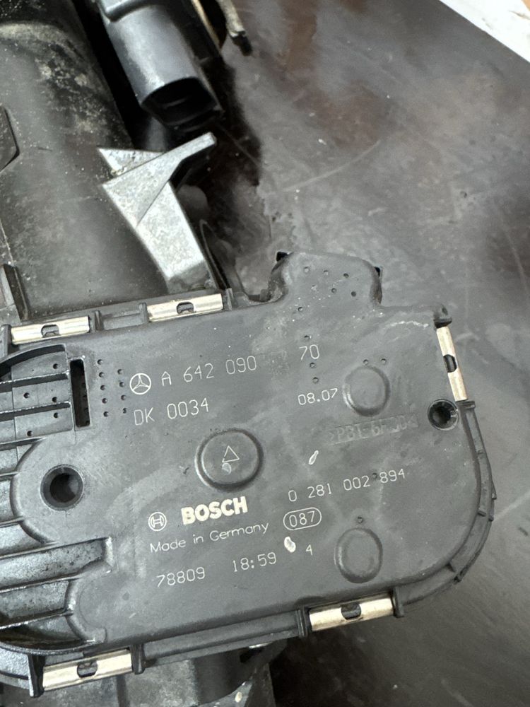 0281002894 Дроссельная заслонка mercedes om642 v6 3.0 cdi 03-09