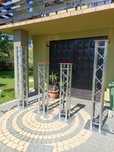 Towery pod głowy, quadro system, komplet 4x + pokrowce + kable