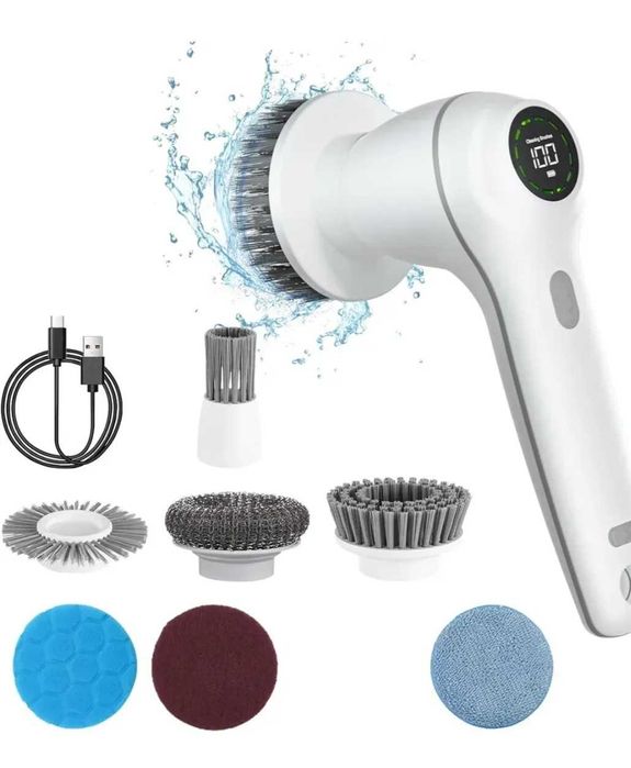 Многофункциональная аккумуляторная электрощетка для уборки 7в1, Амазон