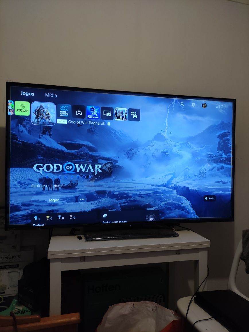 Ps5 + 4 Jogos + Comando