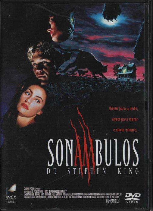 Dvd Sonâmbulos - terror - escrito por Stephen King - extras