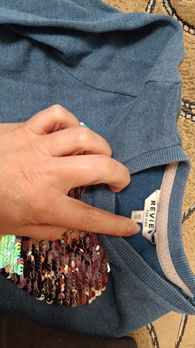 Плаття тепле для дівчинки 104-110 Lupilu