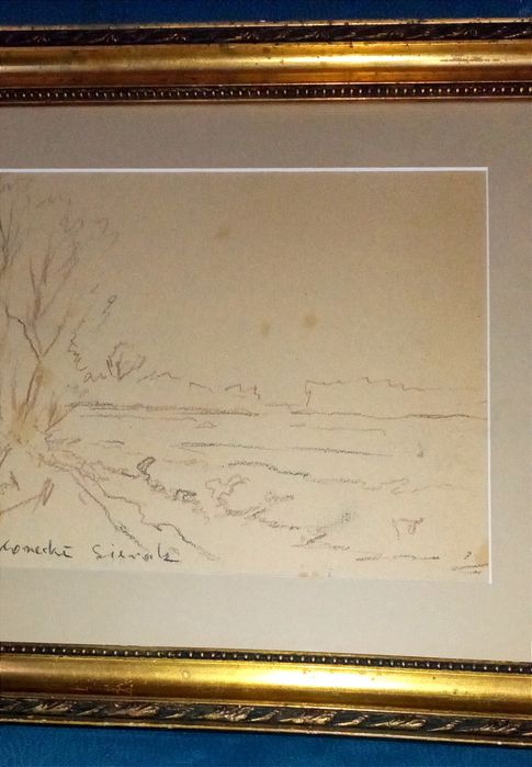 Rysunek ołówkiem Władysław Korecki .