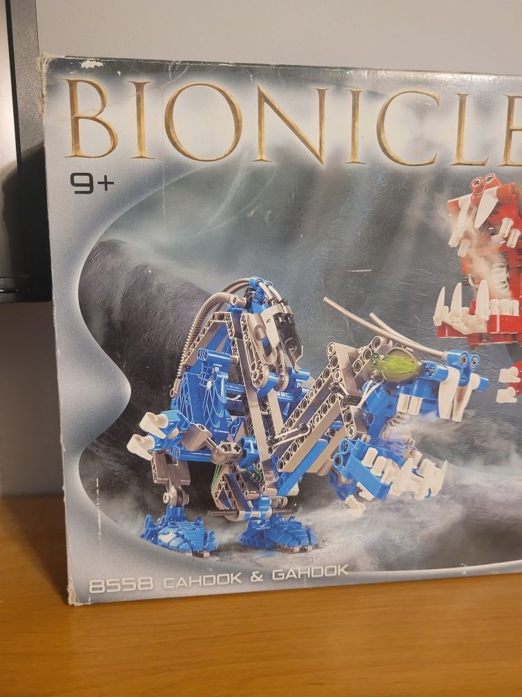 Lego Bionicle 8558 Cahdok & Gahook UNIKAT puste pudełko