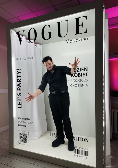 FOTOBOX VOGUE | WEDDING z wydrukiem zdjęć! Fotobudka, Photobox