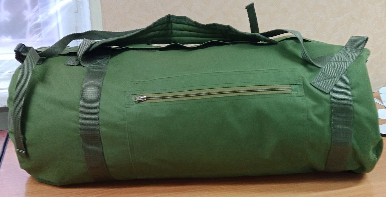 Сумка-рюкзак, об'єм 140 л.,сумка дляЗСУ,ВСУ,. Баул військовий Олива