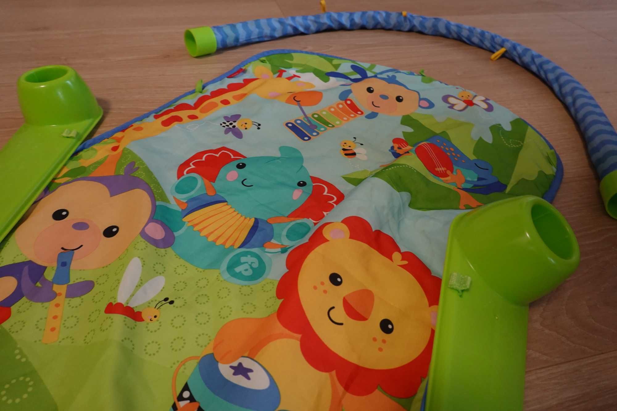 Fisher Price BMH49 Mata gimnastyczna z pianinkiem Rainforest - bdb