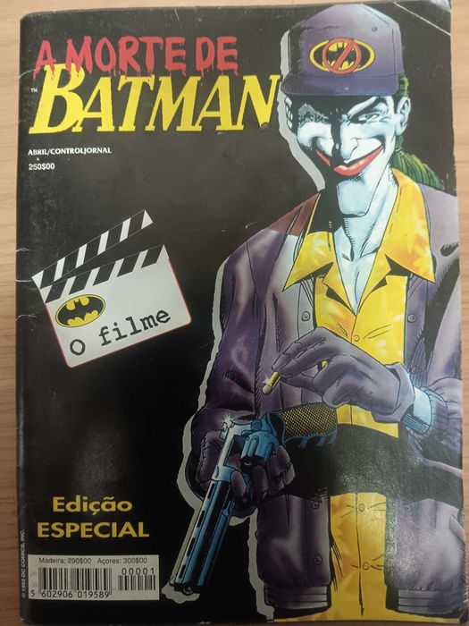 A Morte de Batman livro B.D