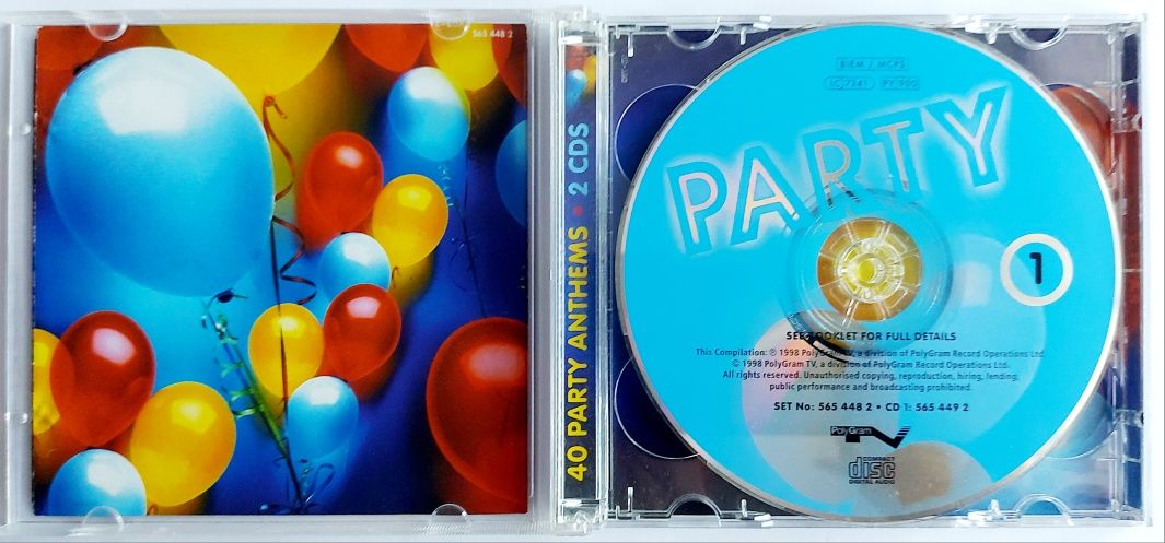 40 Party Anthems 2CD 1998r Aqua Ace Of Base Los Del