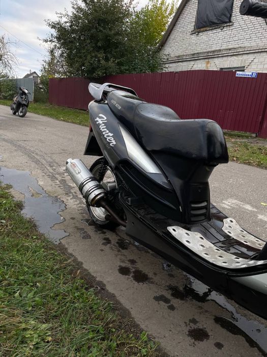 Скутер Мопед Hunter Motor Viper Shtorm на ходу