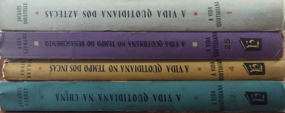 Lote de livros "A vida quotidiana" (Ler descriçao) Ref: CE 1