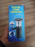 Lampa solarna turystyczna USB dynamo ręczne