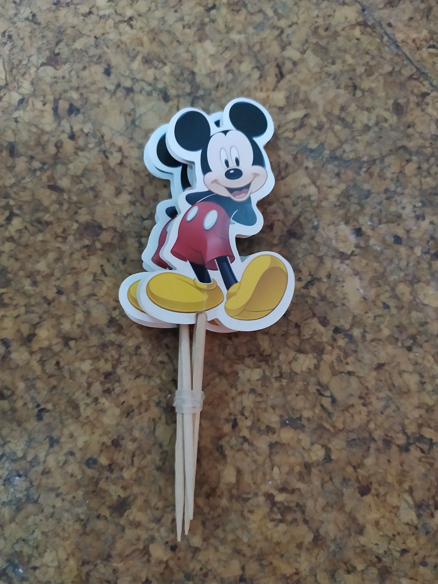 Toppers para aniversário Minie e Mickey