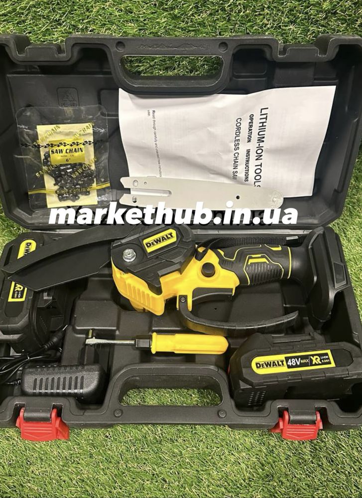 Акумуляторна пила DeWalt/ міні пила деволт/ 48v/ безщіткова пила