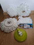 4 szt zapas do mopa obrotowego  ( średnica 16 cm)+ nakładka na mop