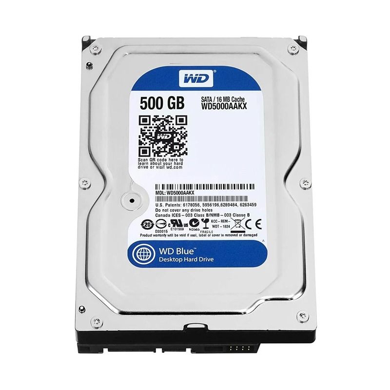 Жесткий к пк 3.5" WD Blue wd5000aakx 500 gb sata2 7200 16