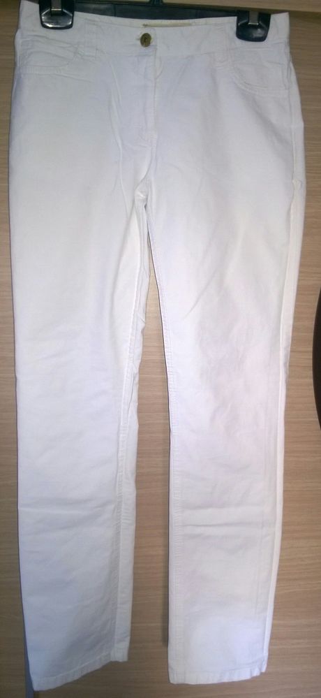 Białe spodnie, XS jeans