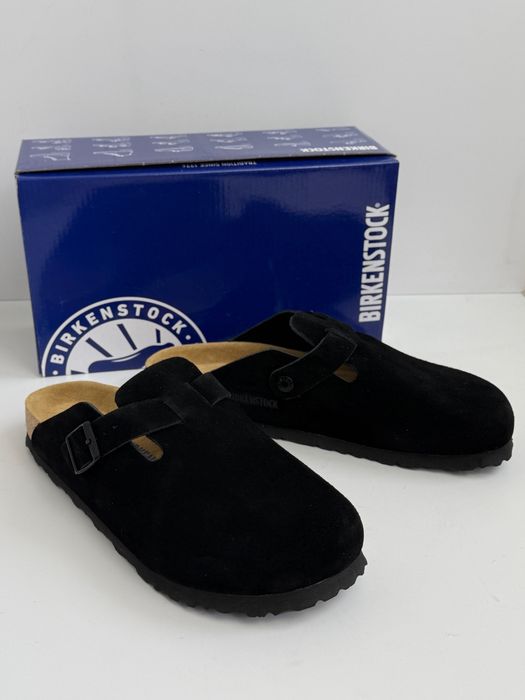 Клоги сабо  Birkenstock boston біркеншток шкіряні биркеншток