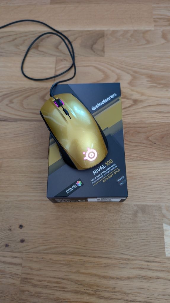 Myszka przewodowa - Steelseries Rival 100 RGB podświetlana
