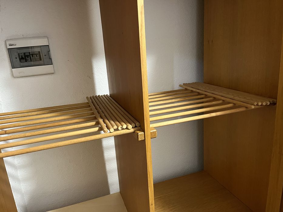 Szafa trzydrzwiowa drewniana dębowa jasny dąb elegancka FV DOWÓZ