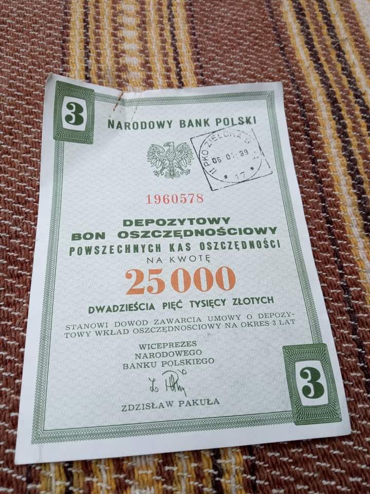 Depozytowy bon oszczędnościowy