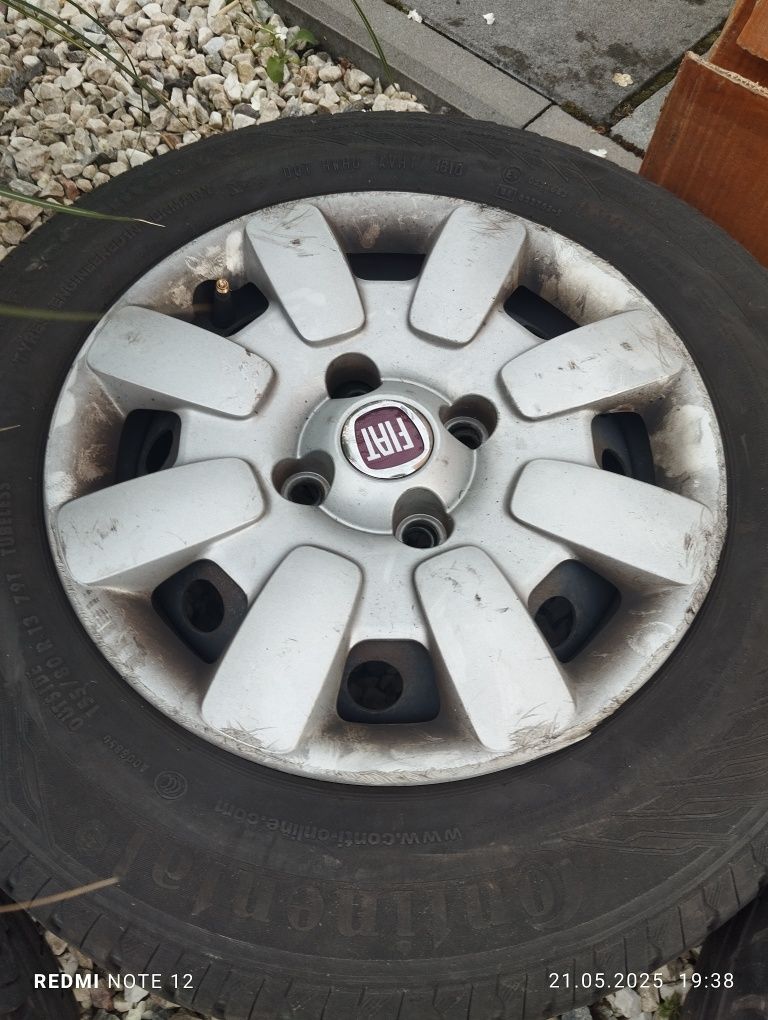 Koła kołpaki Fiat Panda felgi stalowe kpl