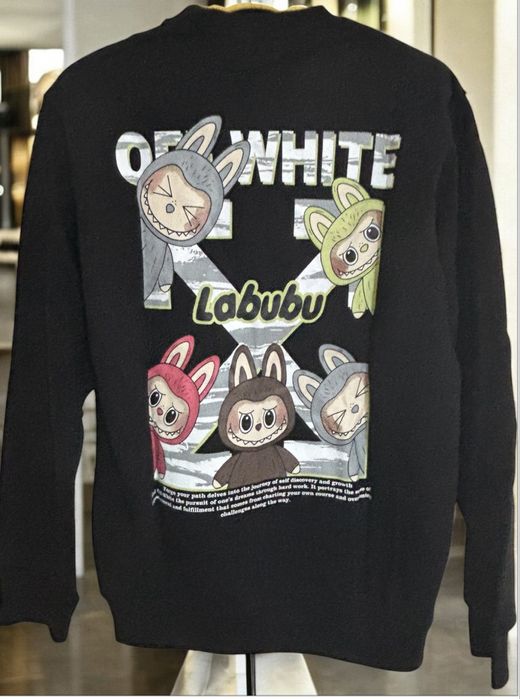 Bluza off-white rozmiar S oversize labubu