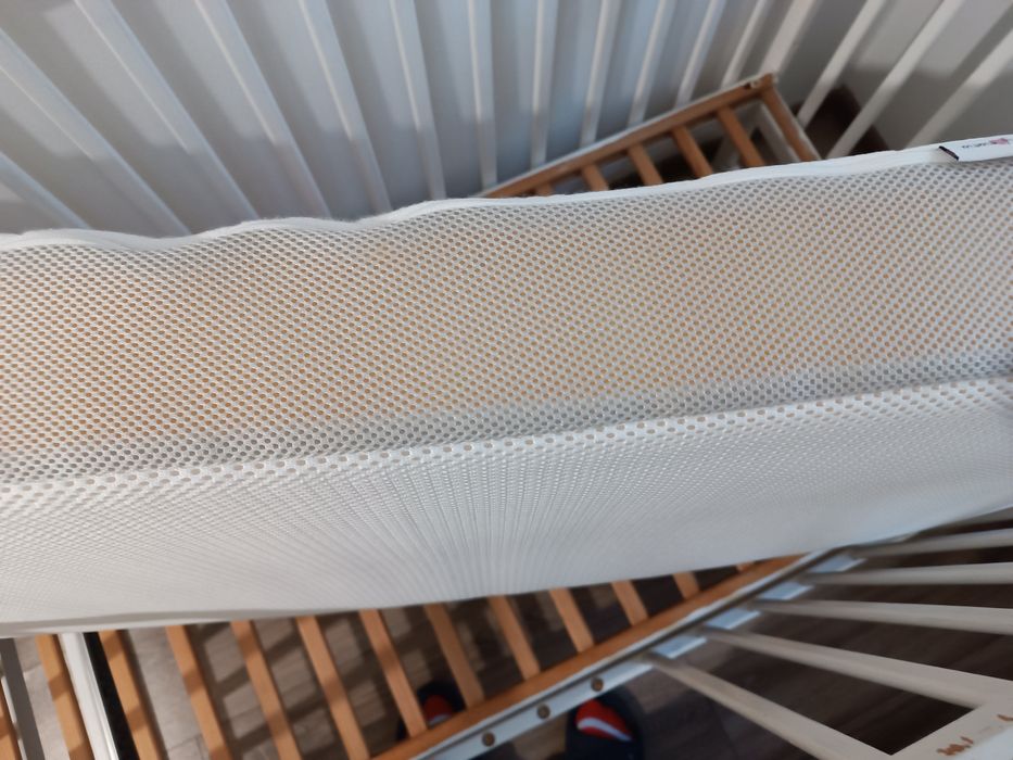 Łóżeczko plus Materac do łóżeczka dziecięcego 120x60
