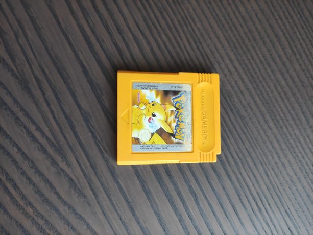 Pokemon Yellow GameBoy Color żółta
