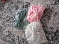 Czapki turban komplet