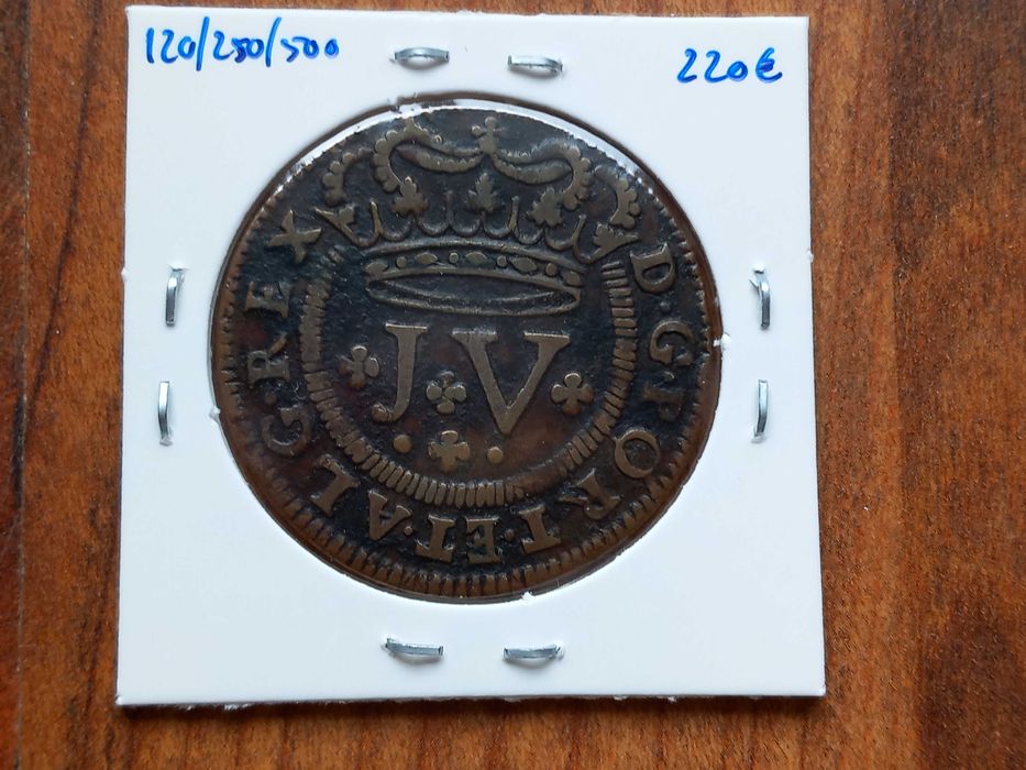 Moeda X Reis 1721 D. João V  - Excelente!!!