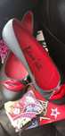 CROCS Gianna Red Lips Flat limitka W8