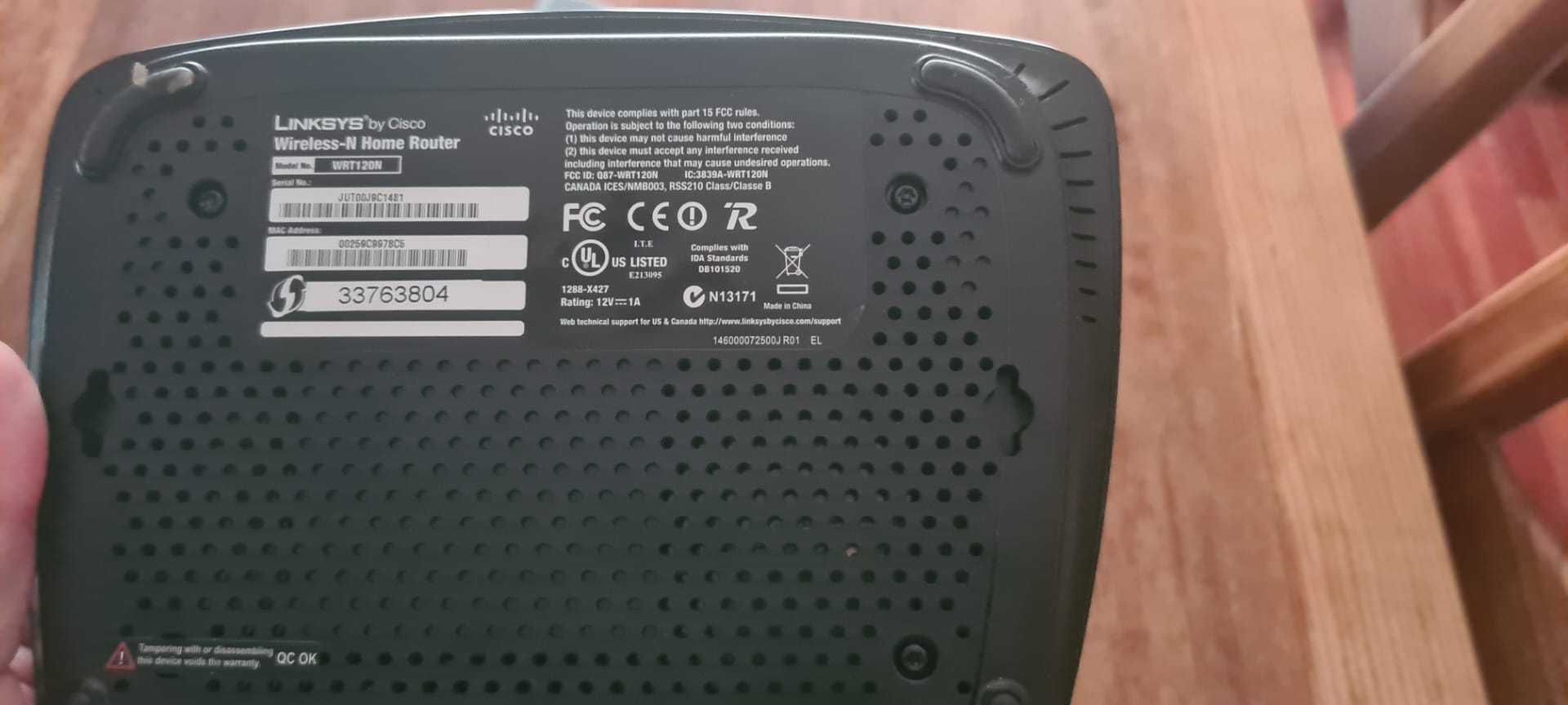 Barato! Wireless-N Home Router Linksys (Cisco) WRT120N