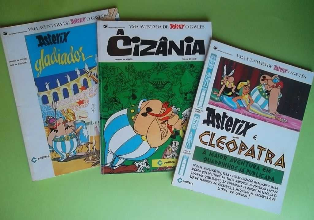 Coleção ASTÉRIX - Editora CEDIBRA - 9 Livros BD