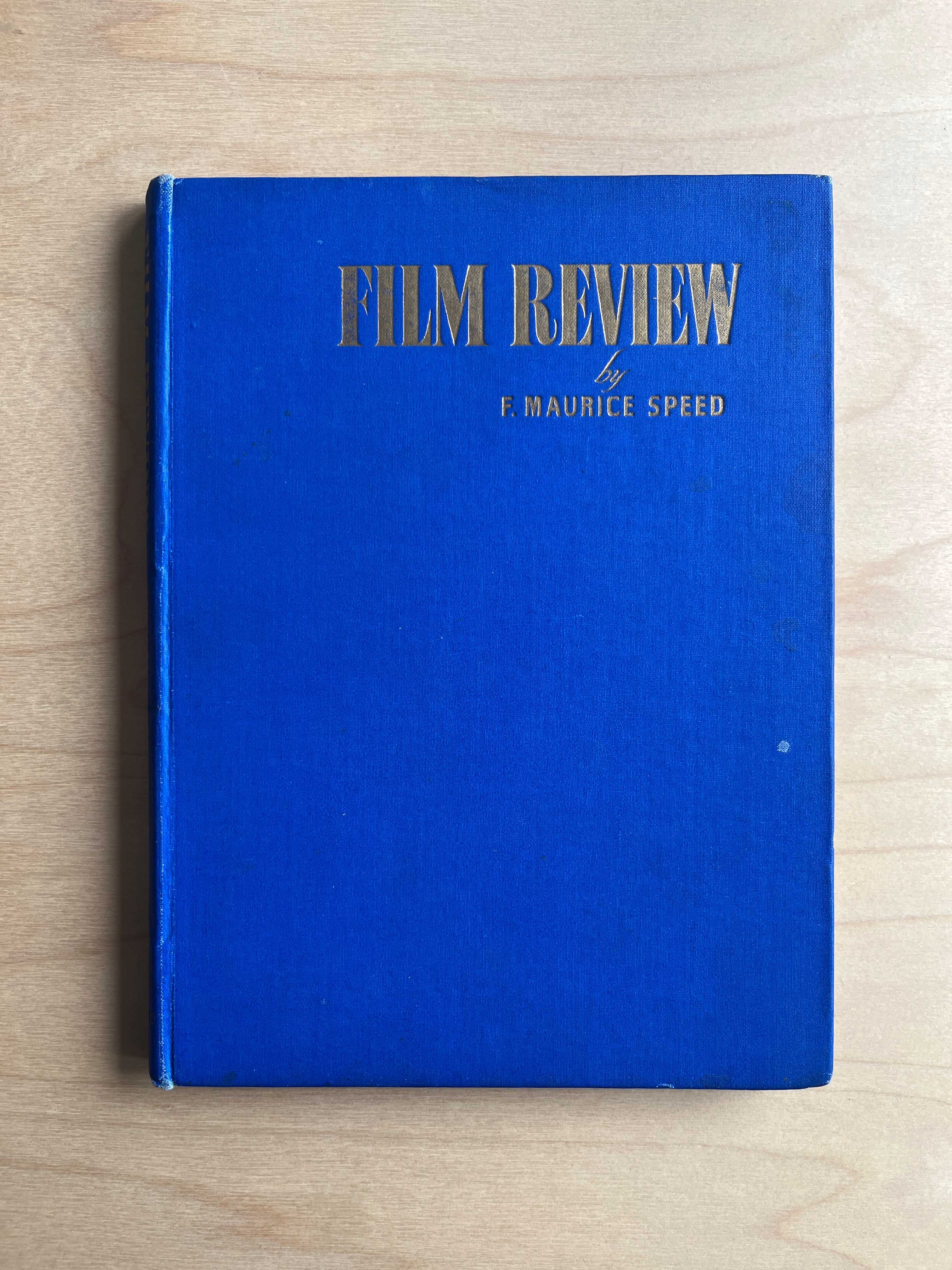 Film Review by F. Maurice Speed album książka, stare kino, 1948 rok