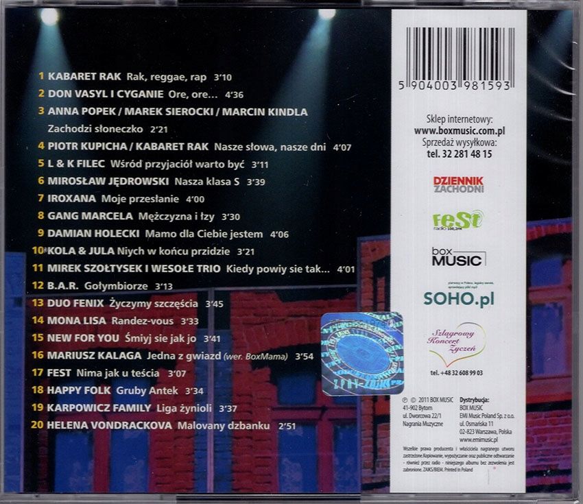 Śląska Gala Biesiadna 2011 - CD