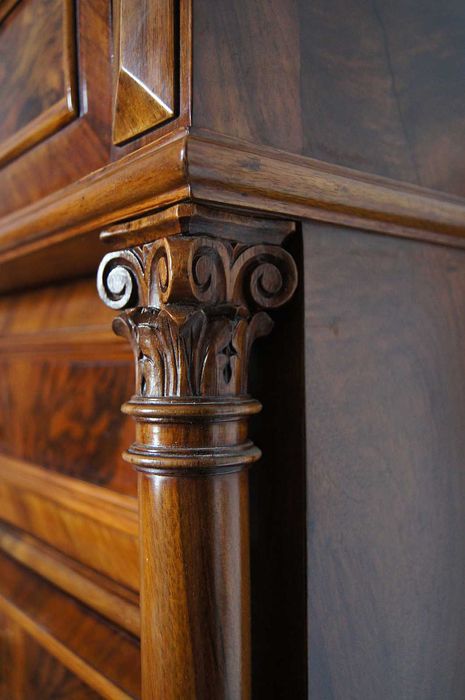 Szyfoniera bieliźniarka komoda eklektyczna bogata piękna XIX