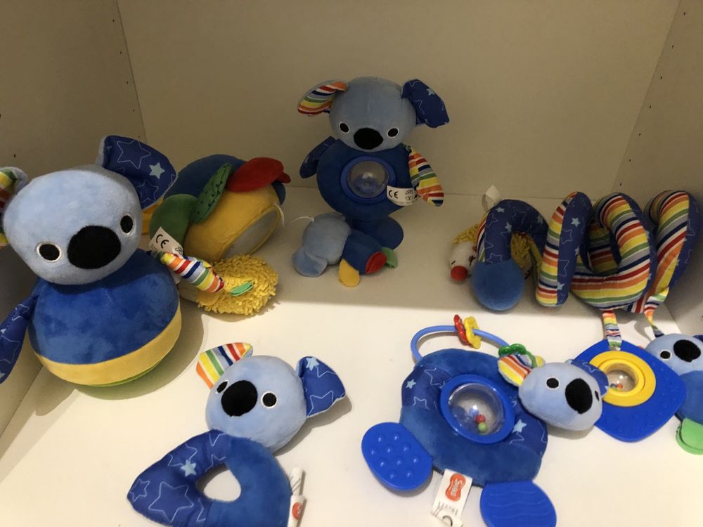 Komplet zabawek niemowlęcych Smiki Koala Blue 6 sztuk