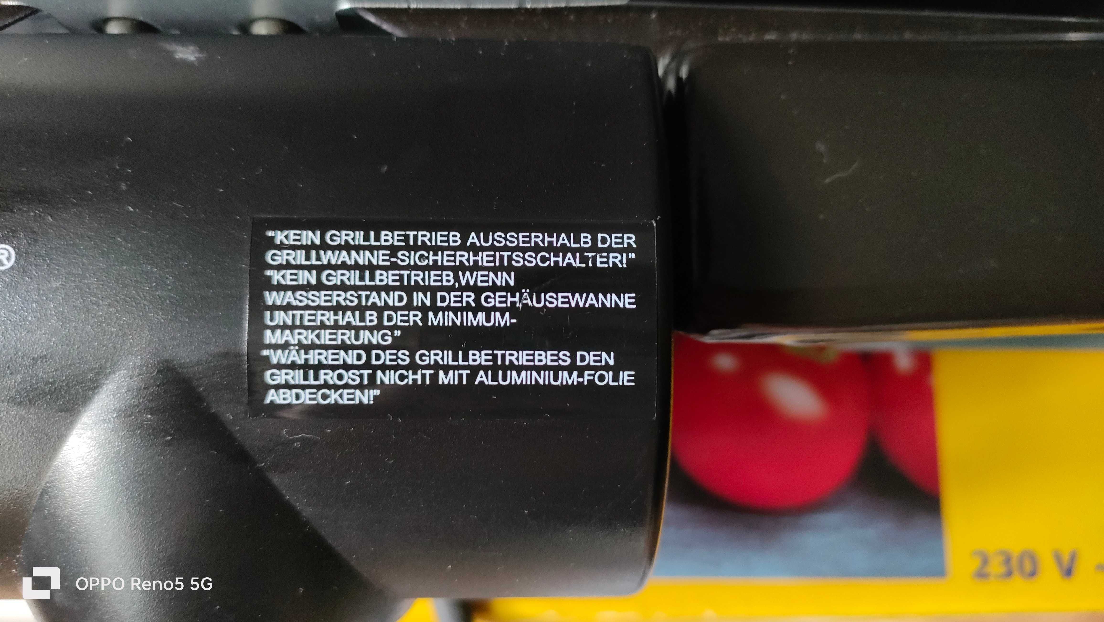 Grill elektryczny Tisch Grill