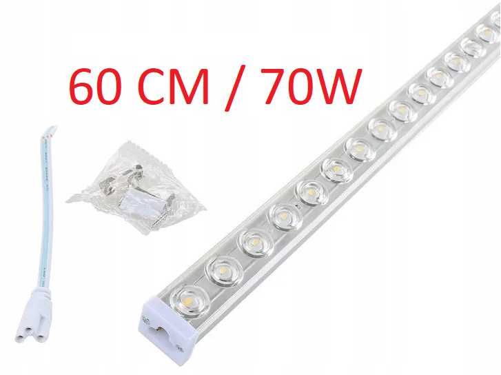 LAMPA ŚWIETLÓWKA LED 60cm 70 W Panel NATYNKOWA Warsztat biuro magazyn