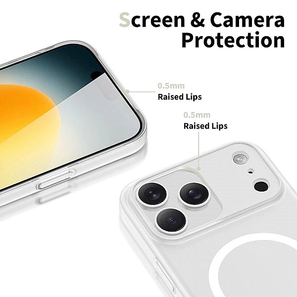 Etui Tech-Protect MagSlim MagSafe na iPhone 17 Pro Max - biały mat