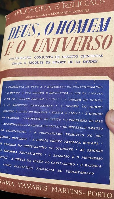 Livro Deus, o homem e o universo